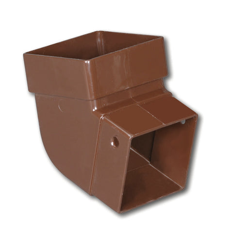Amerimax 3.88 in. H X 3.63 in. W X 3.63 in. L Brown Vinyl U Gutter Elbow (Pack of 20)