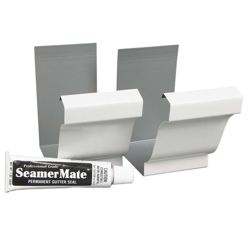 Amerimax White Aluminum K Gutter Seamers (Pack of 18)