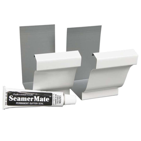 Amerimax White Aluminum K Gutter Seamers (Pack of 18)