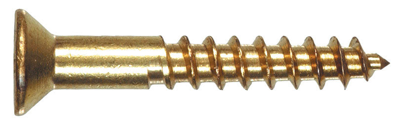 HILLMAN No. 4 X 3/4 in. L Phillips Coarse Wood Screws 100 pk