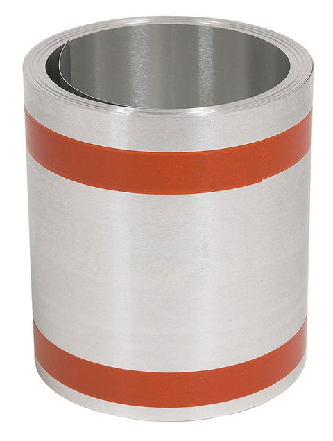 Amerimax Platina de acero galvanizado de 6 pulg. de ancho x 10 pies de largo, color plateado