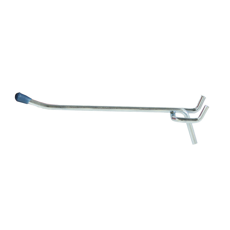 Crawford Zinc Plated Silver Steel 6 in. Peg Hooks 1 pk (Pack of 50)