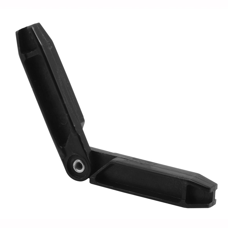Prime-Line Precision Adjustable Black Plastic 4 in. W X 5 in. L Screen Frame Corner 1 pk (Pack of 6)
