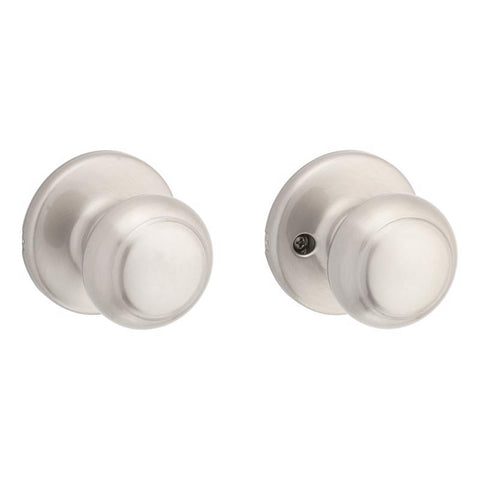 Kwikset Cove Traditional Satin Nickel Passage Door Knob