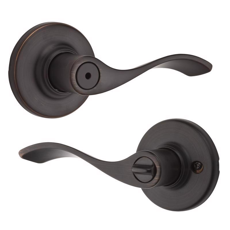 Kwikset Balboa Traditional Venetian Bronze Privacy Lever