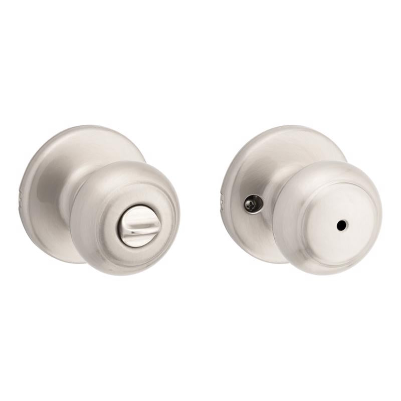 Kwikset Cove Traditional Satin Nickel Privacy Knob
