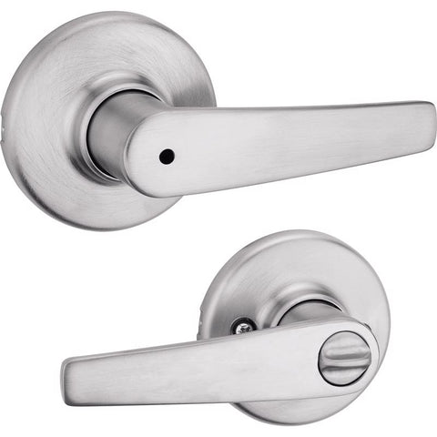 Kwikset Delta Satin Chrome Privacy Lever
