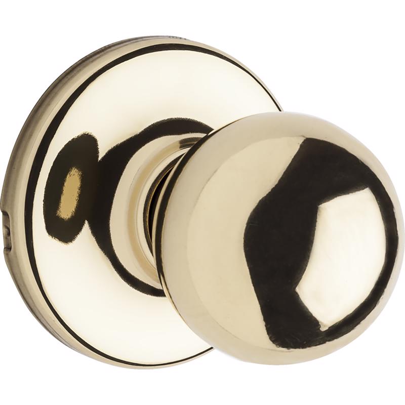 Kwikset Polo Polished Brass Passage Door Knob