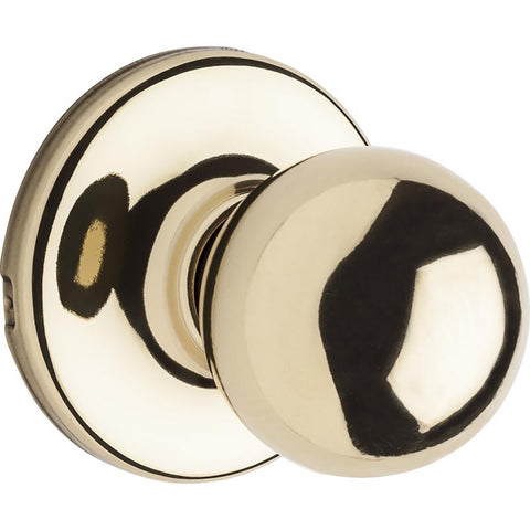 Kwikset Polo Polished Brass Passage Door Knob