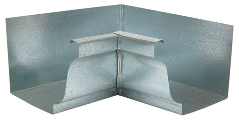 Amerimax 3.25 in. H X 7.25 in. W X 7.25 in. L Metallic Galvanized Steel K Inside Miter (Pack of 10)