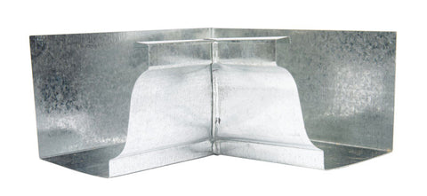 Amerimax 5 in. H X 7.5 in. W X 5 in. L Metallic Galvanized Steel K Inside Miter (Pack of 10)