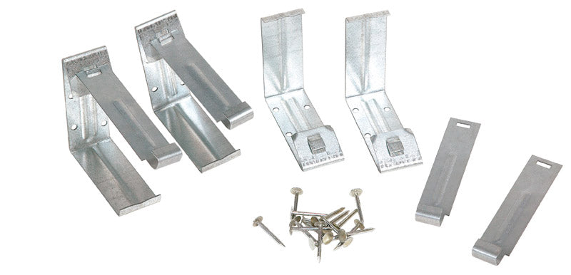 Amerimax 1.5 in. H X 4 in. W X 5.5 in. L Metallic Galvanized Steel K Fascia Bracket (Pack of 12)