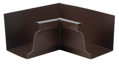 Amerimax 3.75 in. H X 7.5 in. W X 7.5 in. L Brown Aluminum K Inside Miter (Pack of 16)