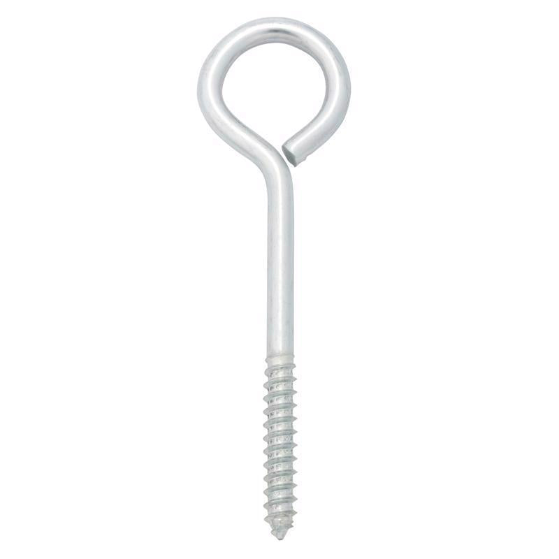 Hampton 3/8 in. X 6 in. L Zinc-Plated Steel Lag Thread Eyebolt (Pack of 10)