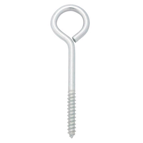 Hampton 3/8 in. X 6 in. L Zinc-Plated Steel Lag Thread Eyebolt (Pack of 10)