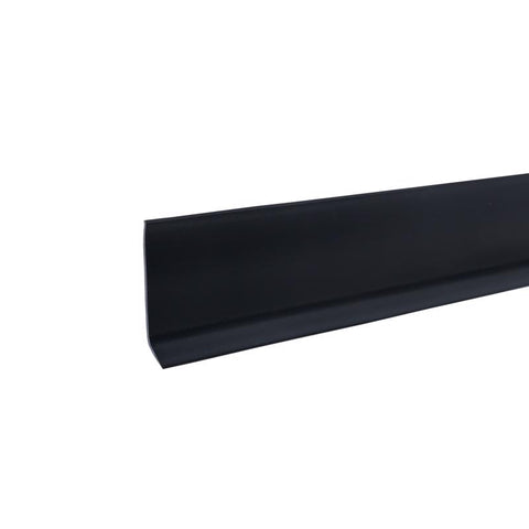 M-D Building Products 2.5 in. H X 0.08 in. W X 48 in. L Prefinished Black Vinyl Wall Base (Pack of 18)