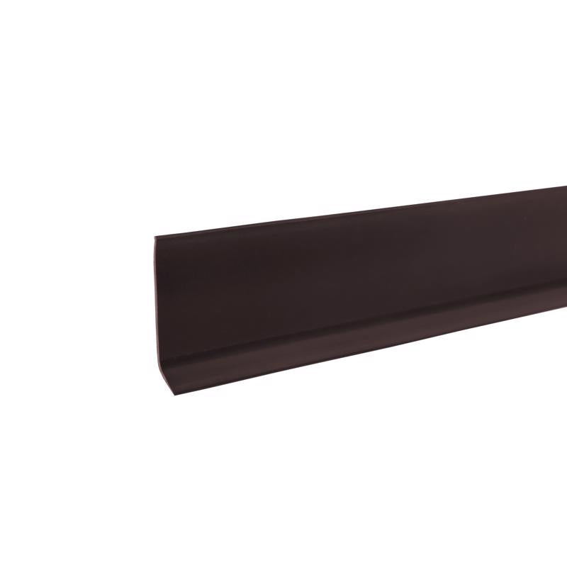 M-D Building Products 2.5 in. H X 0.08 in. W X 48 in. L Prefinished Brown Vinyl Wall Base (Pack of 18)