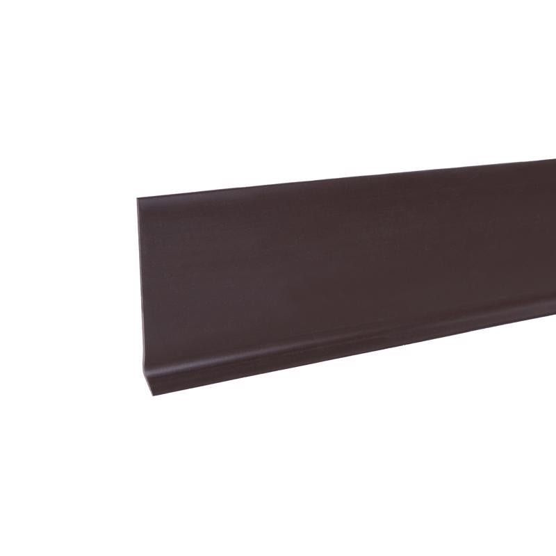 M-D Building Products 4 in. H X 0.08 in. W X 48 in. L Prefinished Brown Vinyl Wall Base (Pack of 18)