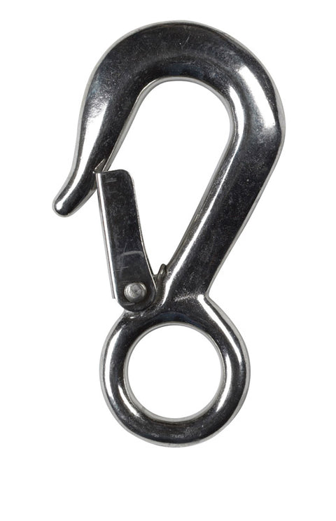 Campbell 3/4 in. D X 4 in. L Polished Steel Snap Hook 400 lb (Pack of 10)