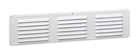 Air Vent 4 in. H X 16 in. L White Aluminum Undereave Vent (Pack of 24)