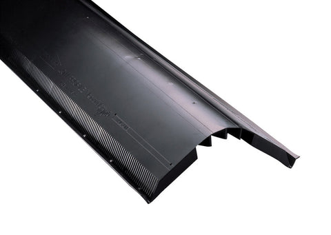 Air Vent 7/8 in. H X 12 in. W X 48 in. L Black Copolymer Resin Shingle Over Ridge Vent (Pack of 10)