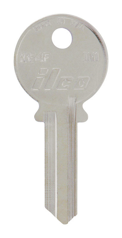 HILLMAN Traditional Key House/Office Key Blank 118 Single For Independent Locks Silver (Pack of 4)