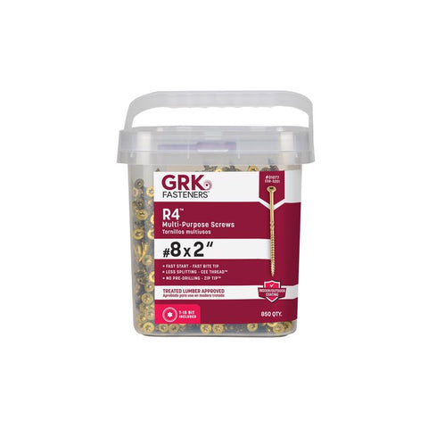 GRK Fasteners No. 8 X 2 in. L Star Climatek W-Cut Multi-Purpose Screws 850 pk