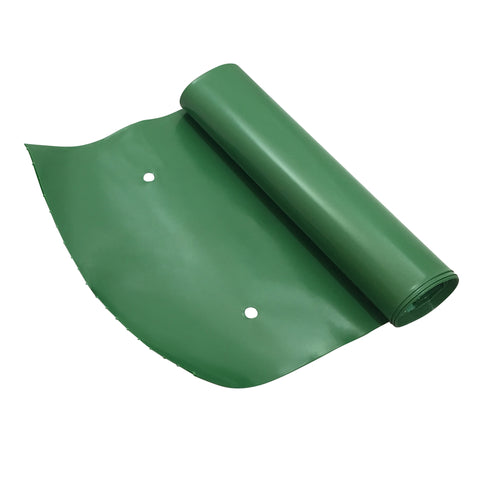 Frost King Drain Away 0.1 in. H X 7.25 in. W X 12 ft. L Green Vinyl Downspout Extension (Pack of 12)