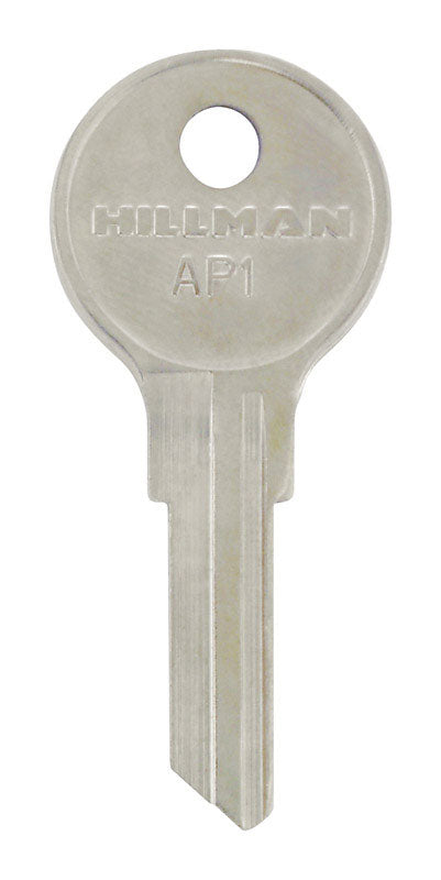HILLMAN Traditional Key House/Office Key Blank 112 Single For Chicago Locks Silver (Pack of 4)
