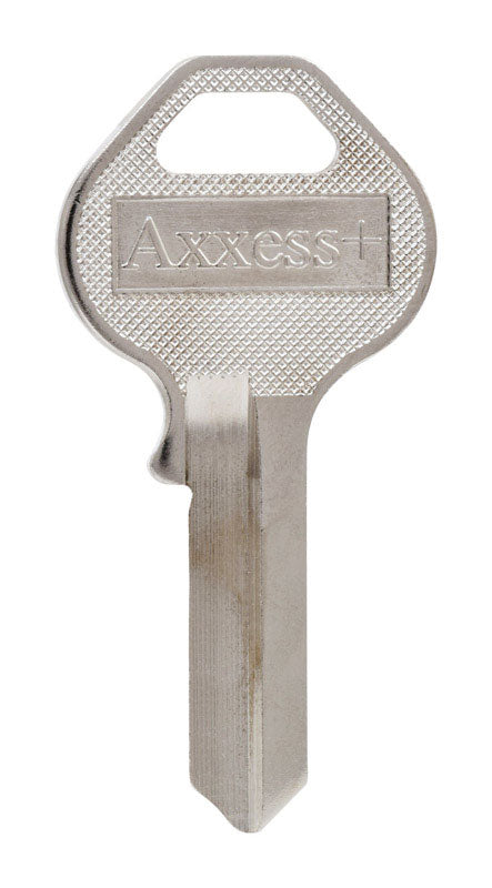 HILLMAN Traditional Key House/Office Key Blank 57 Single For Master Locks Silver (Pack of 4)