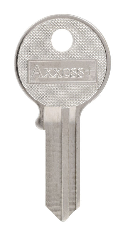 HILLMAN Traditional Key House/Office Key Blank 91 Single For American Padlocks Silver (Pack of 4)