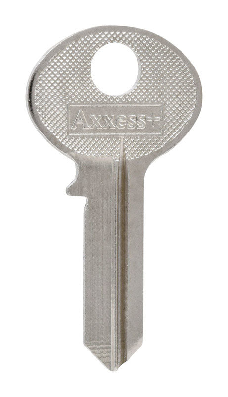 HILLMAN Traditional Key House/Office Key Blank 92 Single For Independent Locks Silver (Pack of 4)