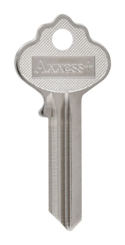 HILLMAN Traditional Key House/Office Key Blank 88 Single For Independent Locks Silver (Pack of 4)