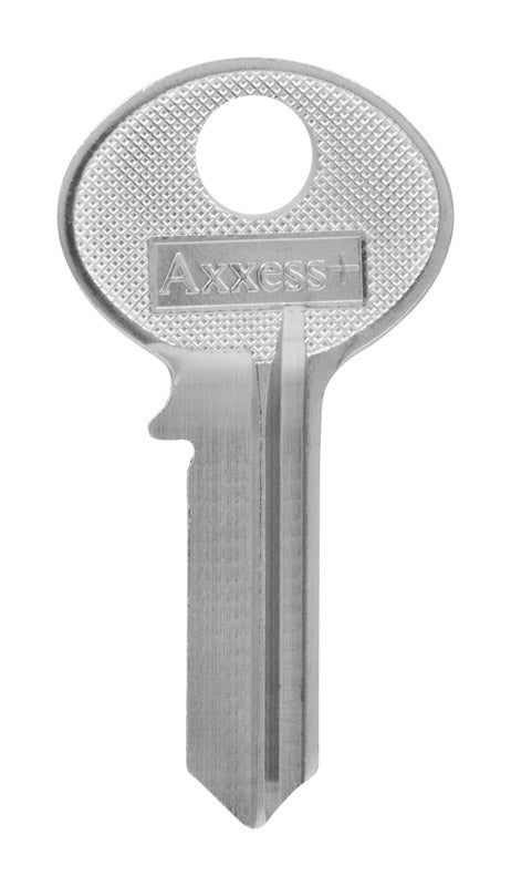 HILLMAN Traditional Key House/Office Key Blank 87 Single For Corbin Locks Silver (Pack of 4)