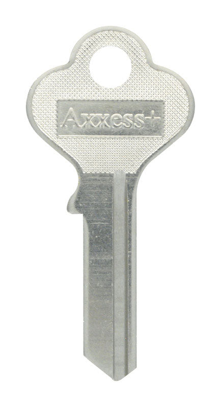 HILLMAN Traditional Key House/Office Key Blank 83 Single For Independent Locks Silver (Pack of 4)