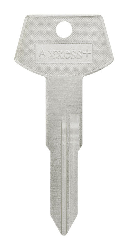 HILLMAN KeyKrafter Llave en blanco automotriz 12 doble para GM plateada (Paquete de 4)