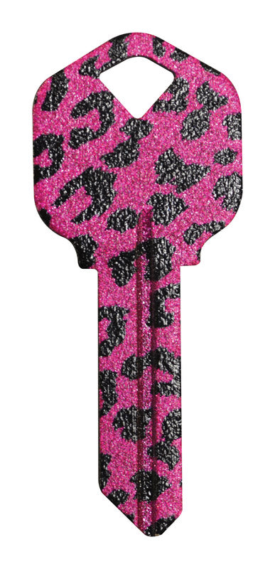 HILLMAN DIVA Leopard House/Office Universal Key Blank Single (Pack of 6)