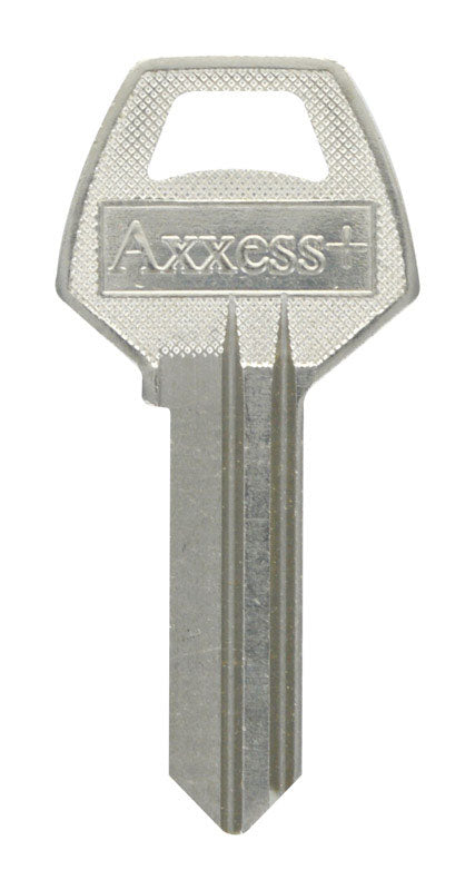 HILLMAN Traditional Key House/Office Key Blank 63 Single For Corbin locks Silver (Pack of 4)