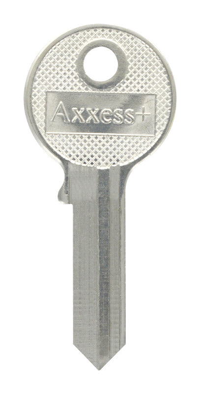 HILLMAN Traditional Key House/Office Key Blank 111 Single For American Padlocks Silver (Pack of 4)