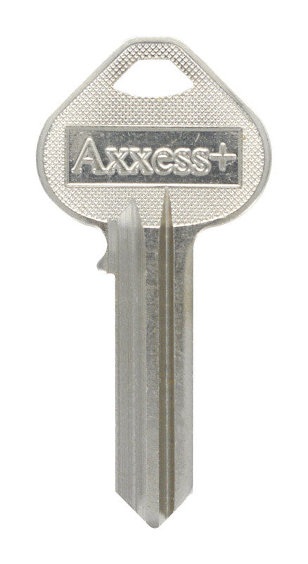 HILLMAN Traditional Key House/Office Key Blank 86 Single For Russwin Locks Silver (Pack of 4)