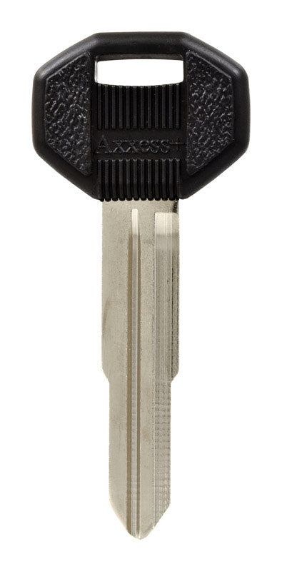HILLMAN KeyKrafter Automotive Key Blank 1611R Double For Chevrolet Black/Silver (Pack of 5)