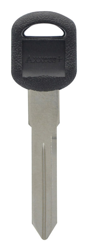 HILLMAN Axxess+ Automotive Key Blank Double Black/Silver (Pack of 5)