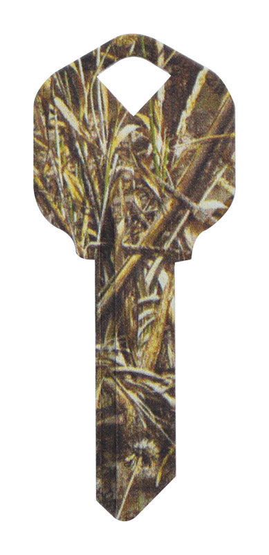 HILLMAN RealTree Kwikset/66 KW1 House/Office Universal Key Blank Single Brown (Pack of 6)