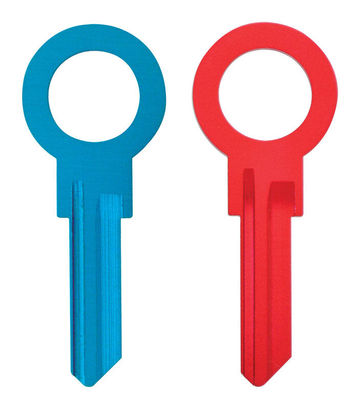 HILLMAN Zero Gravity House/Padlock Universal Key Blank Single (Pack of 6)