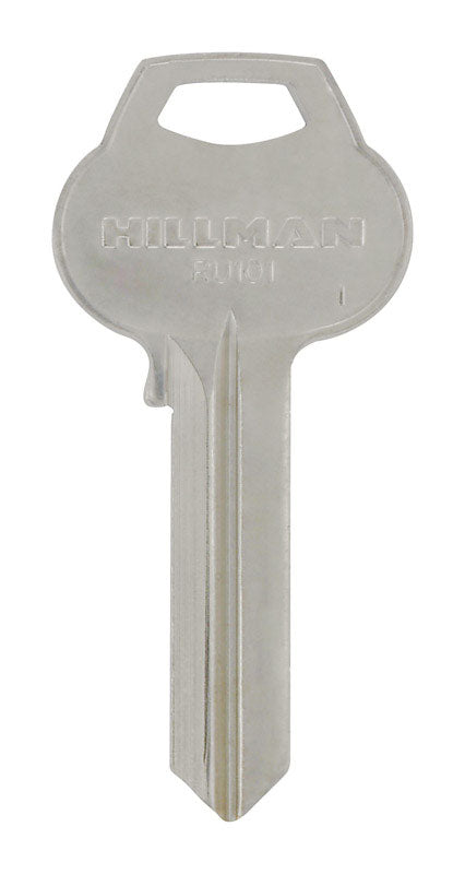 HILLMAN KeyKrafter Universal House/Office Key Blank 192 Single For Corbin-Russwin Locks Silver (Pack of 4)