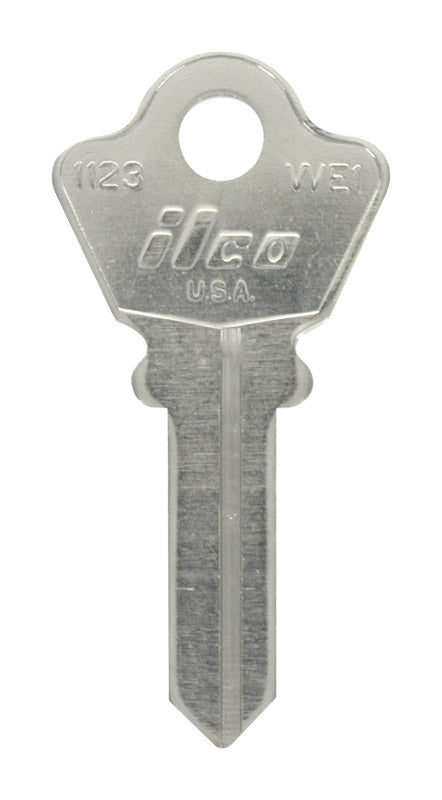 HILLMAN KeyKrafter Universal House/Office Key Blank 167 Single For Wilson Bohannan Locks Silver (Pack of 4)