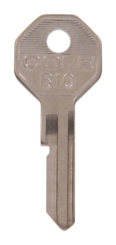 HILLMAN Traditional Key Automotive Key Blank Single For GM Silver (Pack of 10)