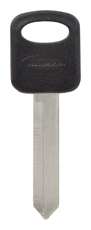 HILLMAN Traditional Key Automotive Key Blank Double For Ford Black/Silver (Pack of 5)