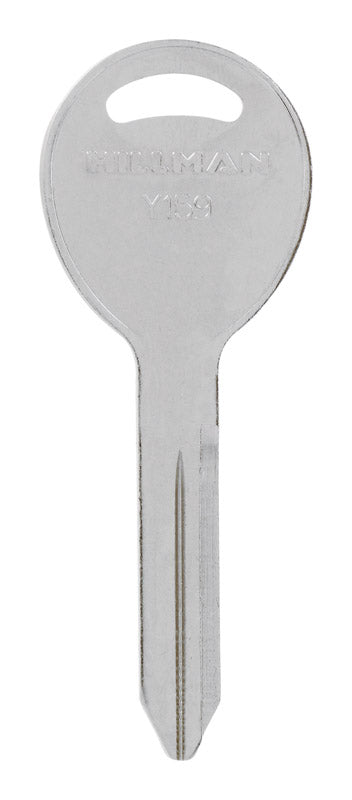 HILLMAN Traditional Key Automotive Key Blank Double For Chrysler Silver (Pack of 10)