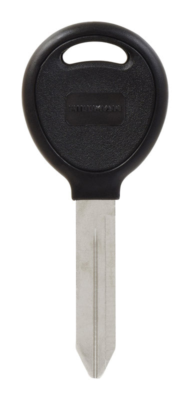 HILLMAN Traditional Key Automotive Key Blank Double For Chrysler Black/Silver (Pack of 5)